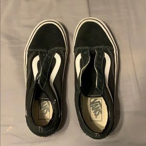 black vans, will buy new laces before shipping